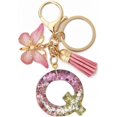 thumbnail image 1 of Letter Keychain,26 Letters A-Z Decorative Letter Keychain,Name Keychain for Women Girls Men Teenager Gift, 1 of 2