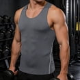 thumbnail image 5 of Men'S Summer Sleeveless High Stretch Sports Vest Top, Quick Drying Fitness Training Vest, 5 of 9
