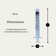 thumbnail image 2 of Elimedical Veterinary Syringe Without Needle, Luer Lock 3cc 100pcs/box 03LT, 2 of 7