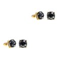 thumbnail image 2 of Jumpingount Brillo Stud Colgante Colgante Accesorios populares Pendientes de fiesta Aniversario diario Pendiente simple Playa Negro Negro 2piezas Jumpingount CBP304950, 2 of 5