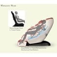 thumbnail image 5 of FR-6KSL Massage Chair, Full Body Shiatsu L-Track Rolling System with Built in Heat, Foot Rolling, Space Saving, Zero Gravity Massage Recliner, Bluetooth Speakers, 3 Language Smart Remote, 5 of 10
