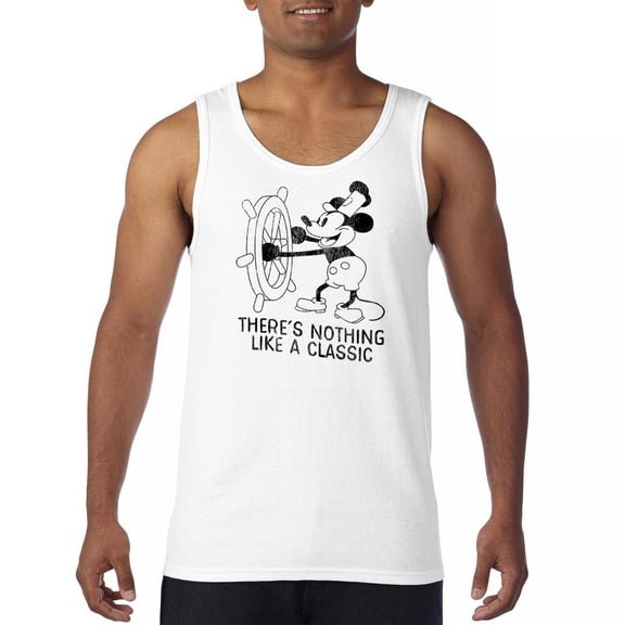 Steamboat Willie There is Nothing Like a Classic Tank Top Vintage Cartoon Mouse Retro Steam Boat Timeless Men's Top