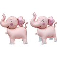 thumbnail image 2 of Animal Balloons DOINIDAMI, lámina gigante con forma de elefante rosa, 3D x2, 2 of 7