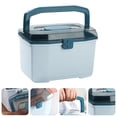 thumbnail image 4 of MasteelfCA Portable Medicine Box Transparent First Aid Box Medication Storage Organizer, 4 of 7