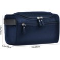 thumbnail image 3 of Vercord Mens Toiletry Bag Wash Travel Small Shaving Dop Kit Shower Bathroom Ditty Hygiene Bag Navy Blue, 3 of 6