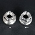 thumbnail image 4 of Accessoires Vélo Écrou de Moyeu de 9 Mm Écrou de l'Essieu Arrière Bride de la Roue avant 10 Mm Vis de la Roue Arrière Écrou de l'Essieu avant Antidérapant, 4 of 9