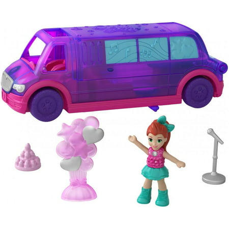 Polly Pocket Pollyville Party Limo with Lila Doll &