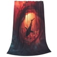 thumbnail image 2 of Balery Shark Underwater Vortex Manta de Felpa Suave y Acogedora – Cobija de Franela Aterciopelada para Cama, Lavable y Cálida para Sofá, Mascotas, Transpirable-50"x40", 2 of 7