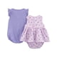thumbnail image 2 of Rompers Simple Joys de Carter's Baby Girls de 18 meses, color morado, 2 of 2
