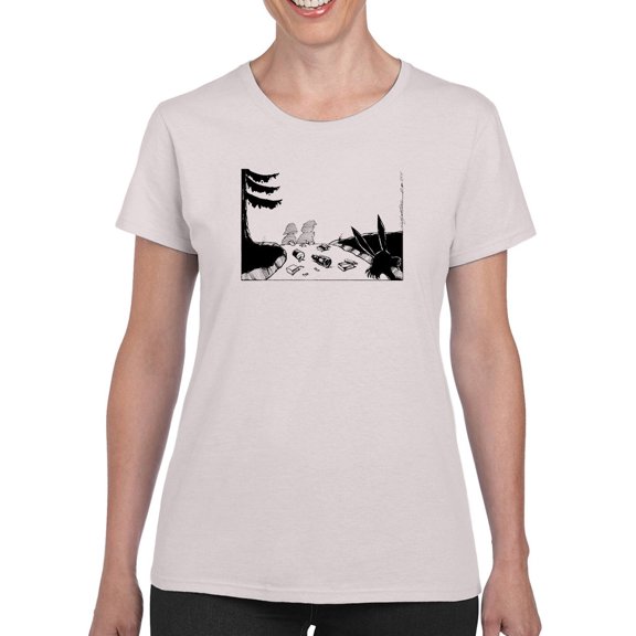 Human Tracks T-Shirt Women -Wilfred Hildonen Designs, Female x-Large