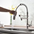 thumbnail image 2 of Kitchen Faucet with Pull Down Sprayer,Brushed Nickel Commercial Kitchen Faucet for Kitchen Sink, 2 of 8