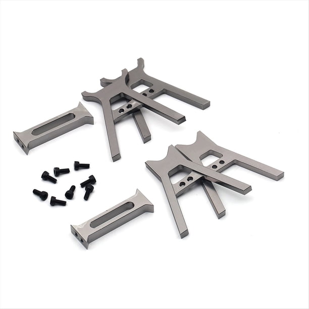 Kit de Soportes para de Coche RC Mini de Aleación de Aluminio para 1/18 1/24 RC Crawler SCX24 AX24 TRX4M FCX24