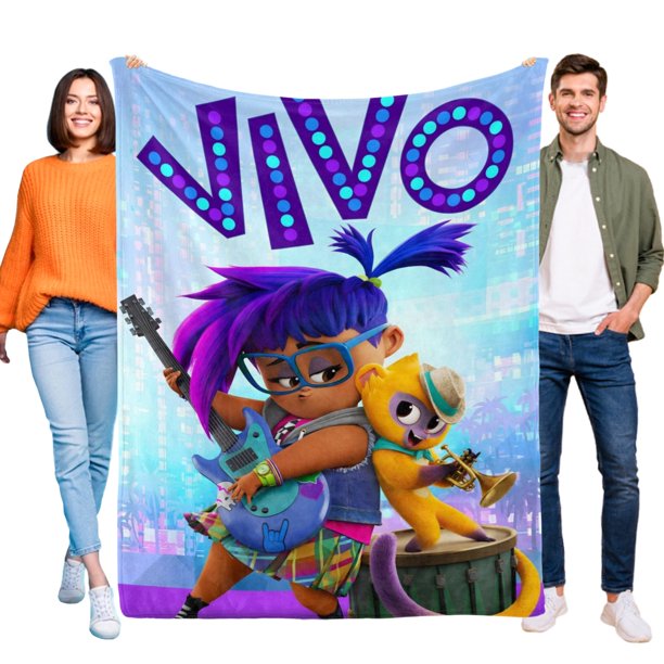 Vivo (mono) anti-pilling, suave, ligera, esponjosa y acogedora de lujo para hogar y cocina – Perfecta para niños y adultos,70X110cm