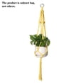 thumbnail image 2 of HOMEIORA 1 Pack Macrame Plant Hanger Indoor Hanging Planter for Plants Holder, Hanging Pot Holder Macrame Decorative Flower Pot Holder for Indoor Outdoor Boho Home Décor, 2 of 5