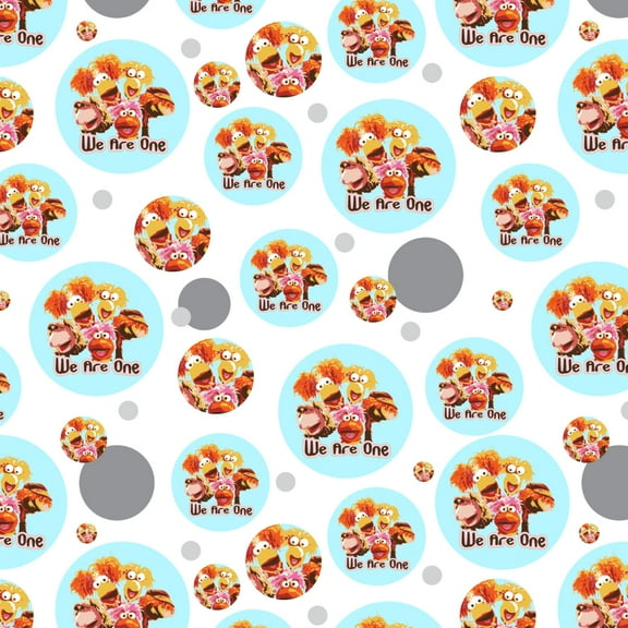 We Are One Retro Fraggle Rock Premium Gift Wrap Wrapping Paper Roll