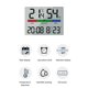 thumbnail image 4 of Reloj electrónico, pantalla grande, alarma, digital, visualización de temperatura y humedad, blanco, 4 of 8