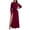 Burgundy, variant on Womens 2 Piece Sets Cropped Long Sleeve Hoodies Blouse Drawstring High Slit Maxi Skirt with Pockets Sets Winter Matching Outfits Burgundy