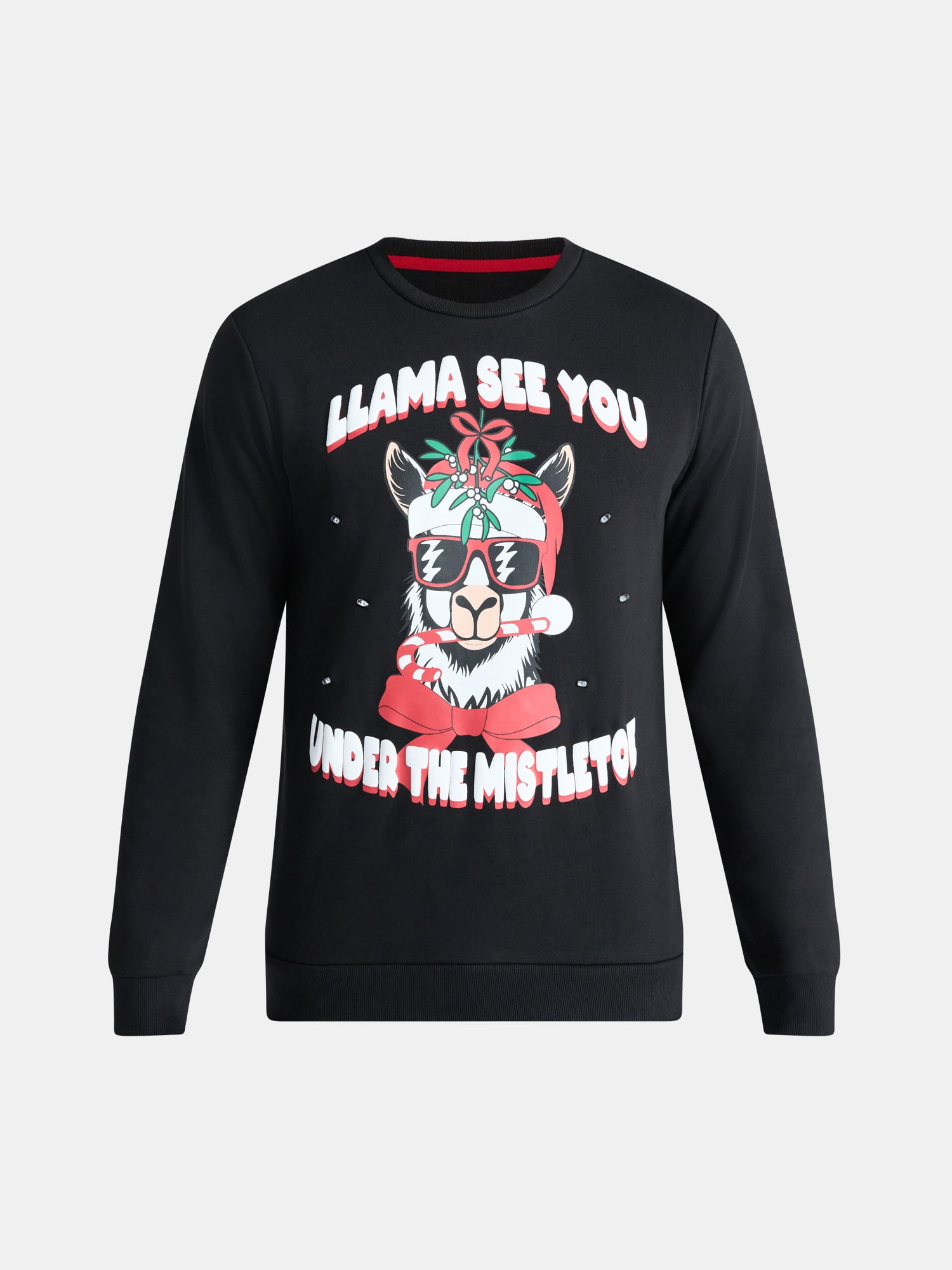 Men's Christmas Light Up Graphic Sweatshirt from Holiday Time, Sizes XS-3XL