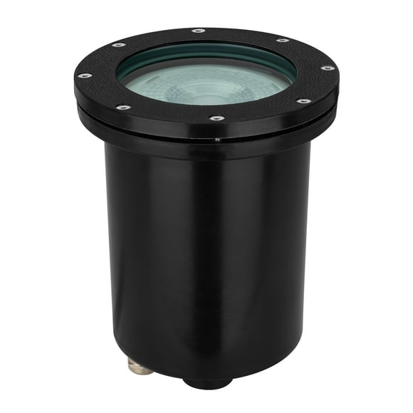 Estevez Luminario de Piso Empotrable Tidian 19262, Color Negro, Foco E26, Protección IP67, Luz LED/Fluorescente