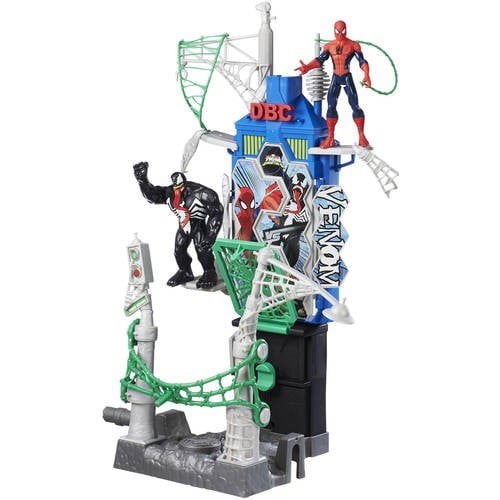 spider man web city playset