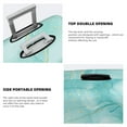 thumbnail image 5 of Bingfone Blue Marble Luggage Cover Washable Suitcase Cover Protector Anti-Scratch Suitcase Cover Fits 18-32 Inch Luggage, 5 of 9