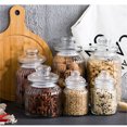thumbnail image 4 of Advancent Frasco de almacenamiento de alimentos de vidrio de 2 piezas Frascos de botella de contenedor sellado con tapa Organizadores de utensilios de cocina 230ml Advancent HA063657-01, 4 of 6