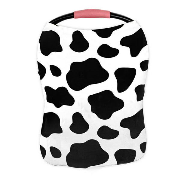Abphqto Cow Doodle Nursing Cover Baby, Cow Car Seat Insert