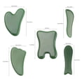 thumbnail image 2 of Jade natural Gua Sha Herramientas faciales para la cara, el cuello Eccomum Herramienta Guasha, 2 of 5