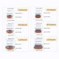 thumbnail image 3 of 8Pcs Chair Leg Floor Protectors with Felt Chair Leg Caps Furniture Leg Feet Protection Cover Protect Hardwood Floor No Noise Scratches, 3 of 8