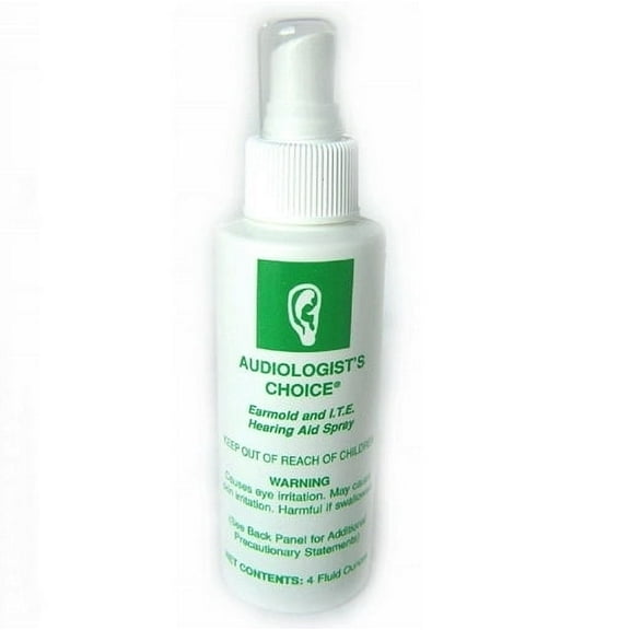 Earmold and Hearing Aid Cleaner by Audiologist's Choice - 2oz. Spray
