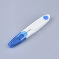 thumbnail image 4 of 5pc 117x19x9mm Iron Scissors and Plastic Sheath Mini Small Snips Trimming Nipper Blue, 4 of 4