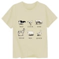 thumbnail image 3 of Hihipz Toddler Boys Tee Cartoon Farm Animal Print Short Sleeve Crewneck Lightweight Soft Casual Graphic T-Shirt, 3 of 3