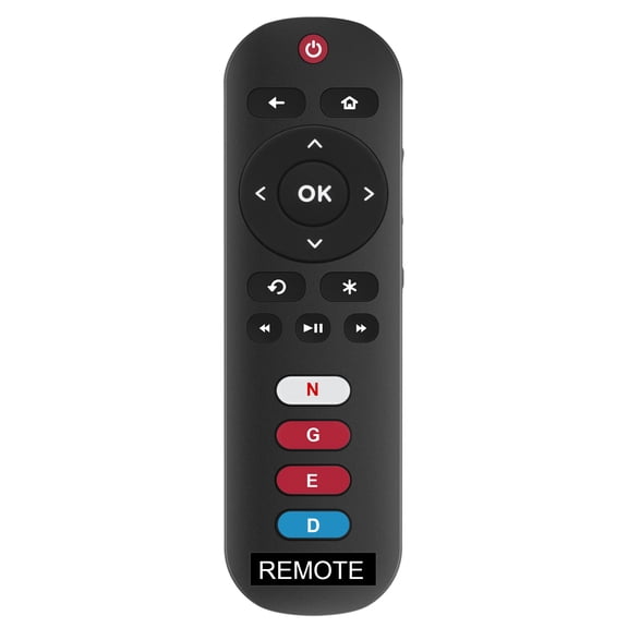 Vinabty Replacement Remote Control fit for TCL Roku TV 49S325 43S433 50S433 32S3700 28S305 32S3850B 65S405 43S405 32S3850P 40S3800 55S423 75S455 55S401 50S455 55S515 50FS3800 50S525