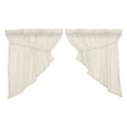thumbnail image 1 of VHC Brands Simple Life Flax Farmhouse Drawstring Curtains, Natural Creme, 1 of 5