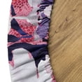 thumbnail image 5 of Ambesonne Anemone Flowers Fitted Round Tablecloth, Romance Vibe Floral, 36"- 40" Diameter, Pastel Pink Off White, 5 of 5
