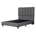 thumbnail image 3 of Box Base Cama Matrimonial + Cabecera Kami Gris, 3 of 8