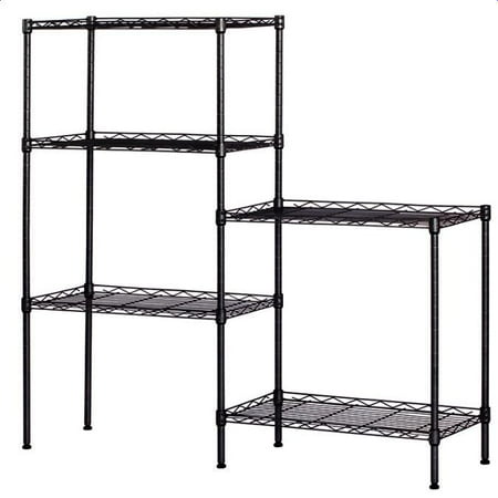 Ktaxon Heavy Duty Multi-layer changeable (21.25 x 11.42 x 59.06)" Wire Shelving Rack Shelf Storage