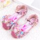 thumbnail image 1 of Sandalias de Disney para niñas, nueva moda, zapatos de princesa para bebés, zapatos de verano para niños, zapatos de niña pequeña, fondo plano, antideslizante, elsa Frozen, plantilla de 30 cm, 19,2 cm Gao Jinjia LED, 1 of 2