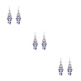 thumbnail image 3 of Sonducket Pendientes de aleación con gotas de colores para mujer, fáciles de usar y a la moda, con cuentas de colores, color azul Type1 NO1, 3 of 6