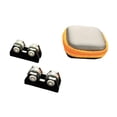 thumbnail image 2 of 2 piezas Billiard Cue Sectle Checker accesorios de billar accesorios Barrateo de barras Negro, 2 of 8