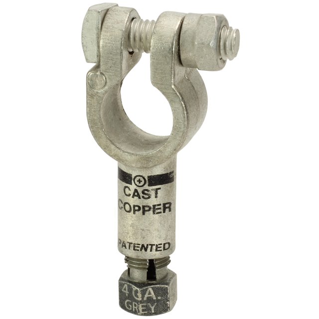 Fastronix Top Post Battery Cable Compression Terminal (4 Gauge Positive)