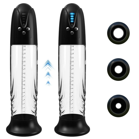 NCTTRP Adjustable Vacuum Wellness Device with 4 Suction Levels and LED Display, Black