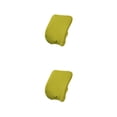 thumbnail image 4 of kurtrusly Chair Cover Slipcover Stretch Seat Computer Protection Set Anti-Dirty Thicken Solid Home Wedding Universal Decoration Yellow/Backrest 2Set, 4 of 6