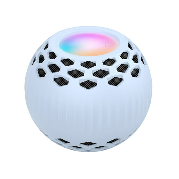 Funda protectora para HomePod Mini Altavoz inteligente con estuche de transporte portátil Estuche de silicona a prueba de polvo