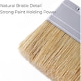 thumbnail image 2 of Limewash Paint Brush Natural Bristle - 4 Inch Wide U-Shaped Brush, 2 of 5