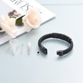 thumbnail image 4 of Imrsanl Cremation Urn Bracelet for Ashes Jewelry for Women Men Memorial Keepsake Cuff Bangle Leather Bracelet, 4 of 7