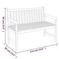 thumbnail image 4 of vidaXL 3 Piece Garden Dining Set Solid Wood Teak, 4 of 5