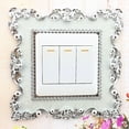 thumbnail image 2 of Agiferg Home Switch Cover Square Shape Switch Wall Light Socket Stickers Room Decor WH, 2 of 2