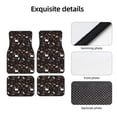 thumbnail image 4 of Zufioo Animal Koi Fish Print Car Floor Mats Four-piece Set, Car Interior Accessories - Corrosion-resistant, Non-Slip, Suitable for Cars, Trucks, Vans, 4 of 7