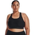 thumbnail image 2 of Sujetador deportivo Under Armour Crossback Mid Impact para mujer, negro, XL, 2 of 3